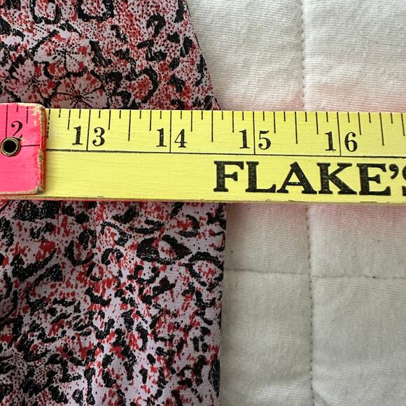 Vintage BCBGMaxazria Top Womens Large Lavender Floral Halter Y2K Coquette Grunge - Picture 7 of 8